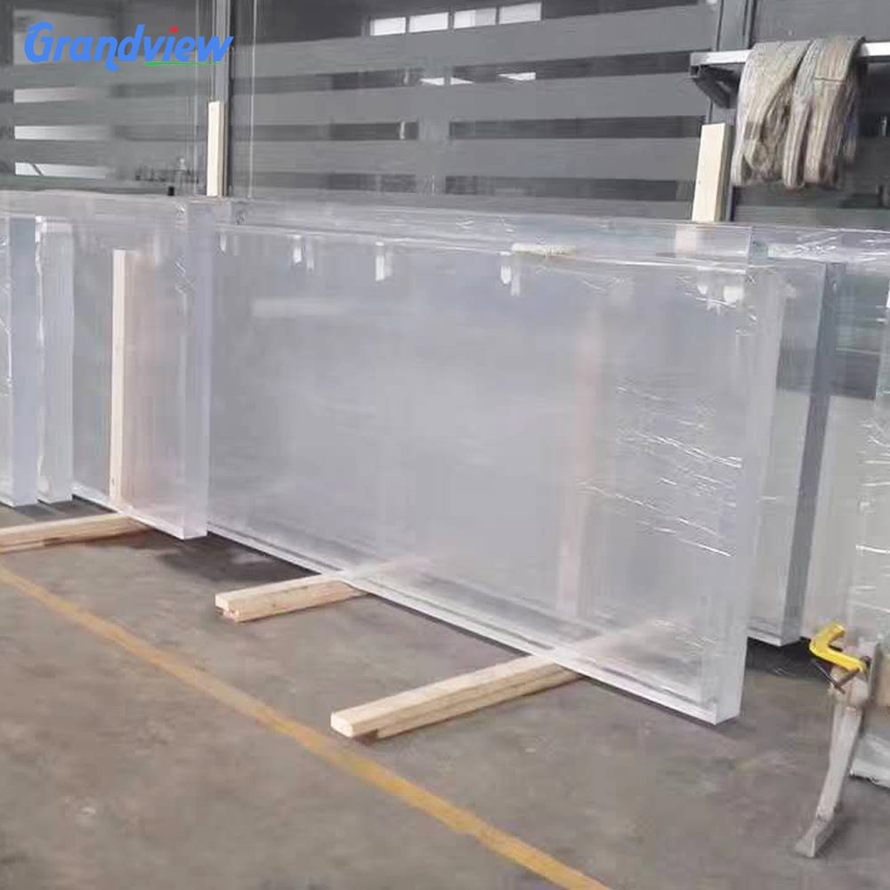 high transparency plexiglass cylinder aquarium glass