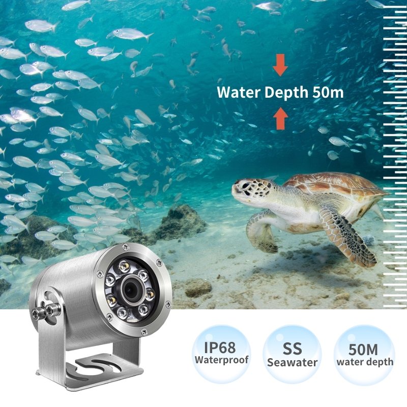 IP68 Waterproof industrial aquaculture camera Aquaculture aquarium camera underwater closed-circuit television camera