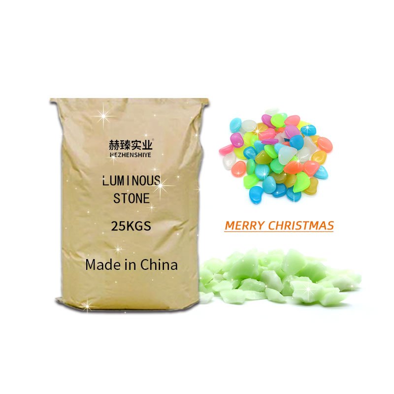 Wholesale Artificial Luminous Stones for Indoor Wall Night Glow in the dark Driveway Stones for Concrete Road Path Decorations