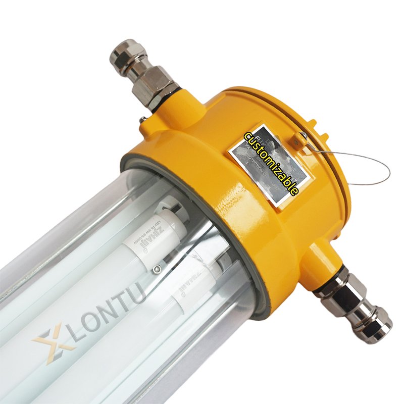 LED explosion-proof fluorescent pendant light Marine Explosion Proof Fluorescent Light Fitting Fixture Waterproof IP65