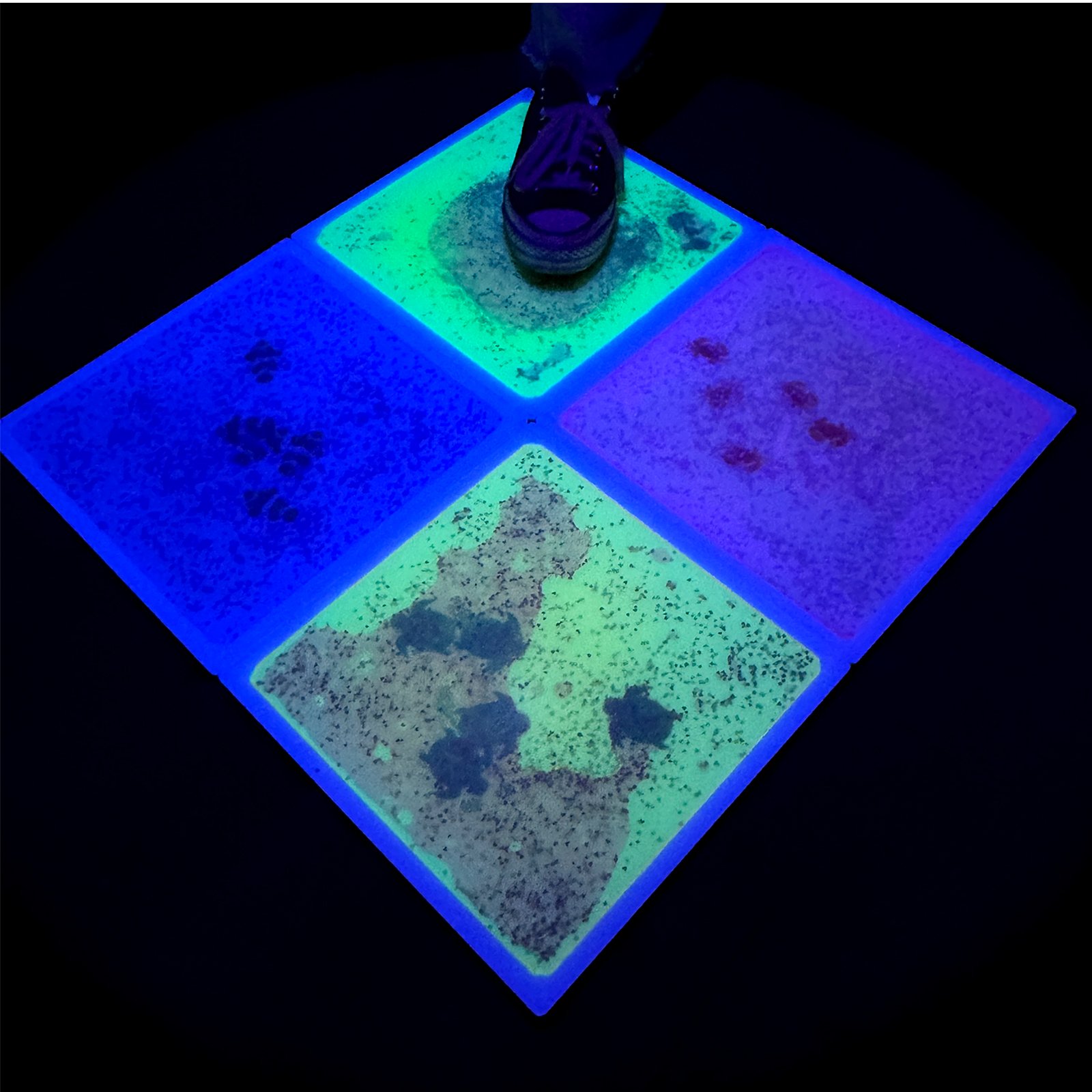 TikTok trending Sensory Liquid Tiles UV reflective Aquarium design Sensory Liquid Tiles for autism fidget Sensory Liquid Tiles