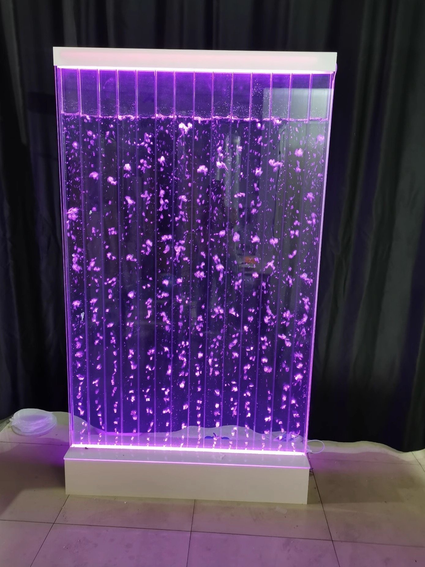 Water Bubble Wall Panel DMX512 Control Programmable Room Divider Partition Decoration Hall Color Bubble Screen Wall