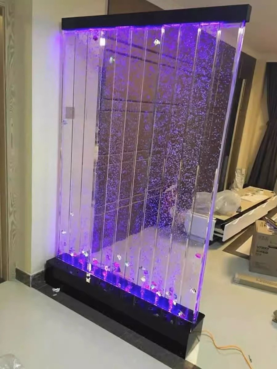 Water Bubble Wall Panel DMX512 Control Programmable Room Divider Partition Decoration Hall Color Bubble Screen Wall