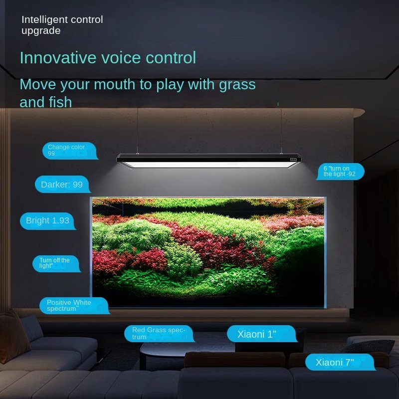 AT6 Plant Light WRGB Full Spectrum LED Aquarium Light for Aquatic Plants
