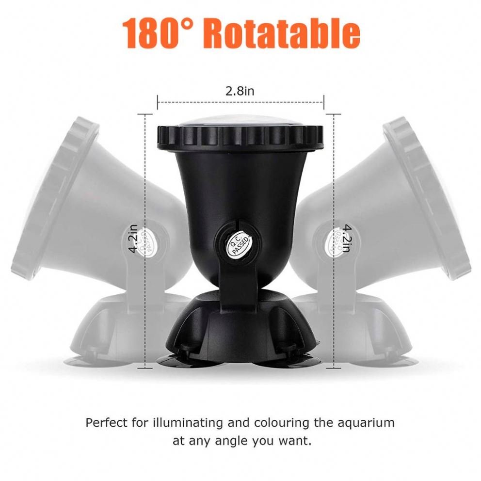36 LED RGB Submersible Pond Spotlight Remote Control Garden Landscape Lawn Light Outdoor Underwater Fountain Pool Aquarium Lamp