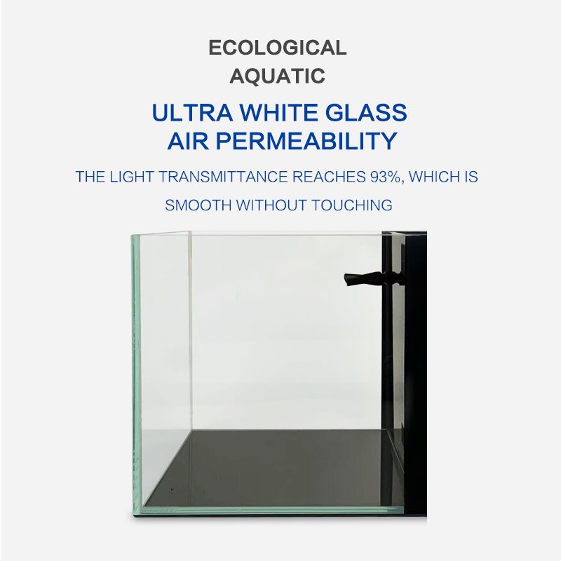 30cm Ultra-white glass 5mm back filter fish tank fishtank aquarium filter right angle glass aquarium fish tank