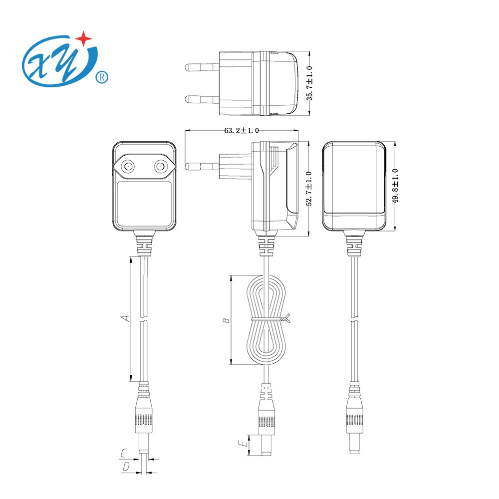 CE GS EMC LVD EU US UK AU Plug CCTV 12V 1A 12w DC Wall Mount Power Adapters For Aquarium Led Lighting