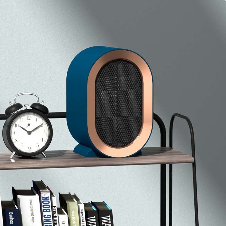 Mini Portable Personal Desktop Household Use Ptc Ceramic Fast Heating Space Air Hot Electric Fan Heater For Winter Room Office