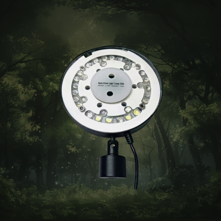Indoor garden led Auto plant Grow Light - Full Spectrum White/Red/UV light Auto timer for Microgreen/Moss/Succulent Plants