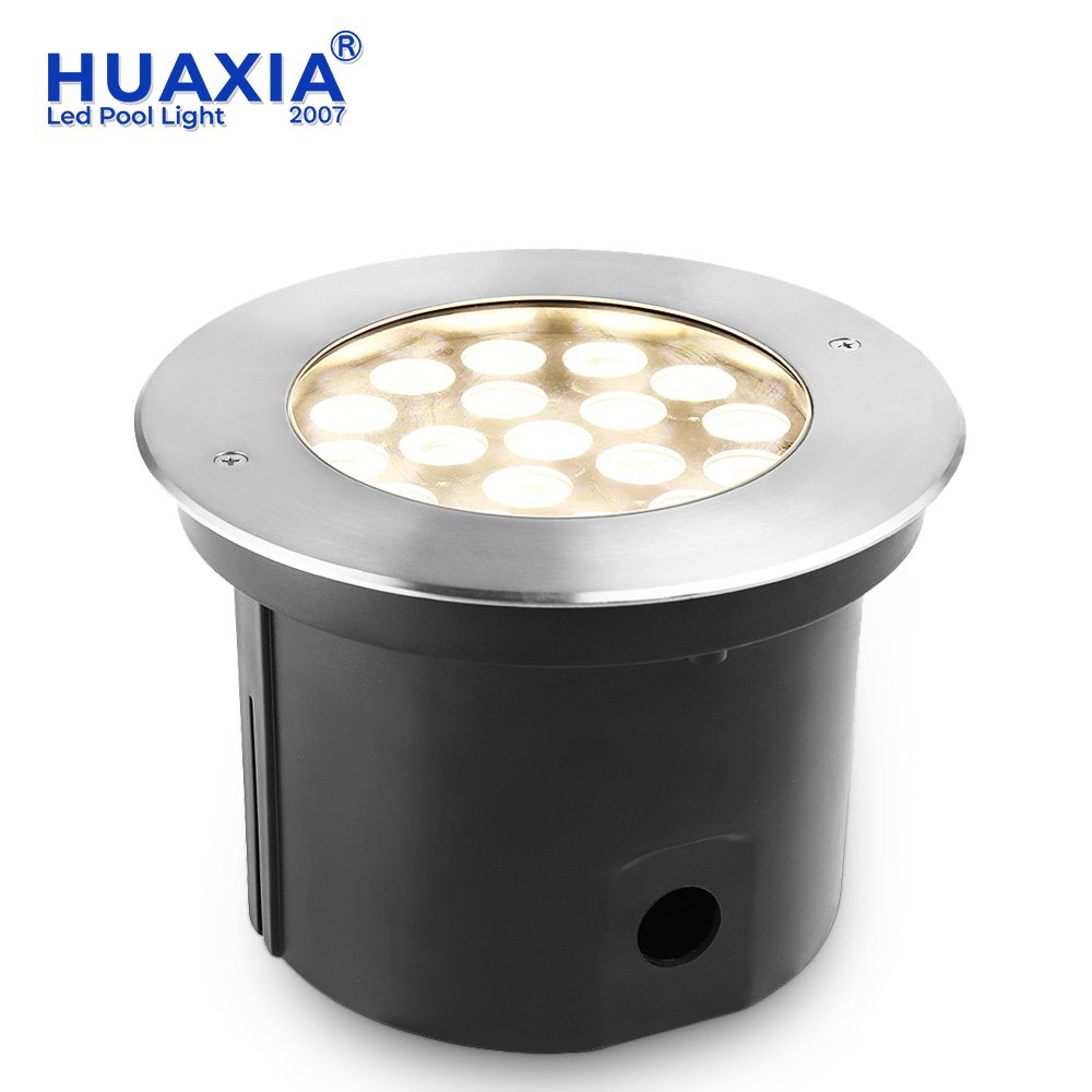 24W RGB LED Pool Light IP68 Waterproof 316SS Recessed Underwater RGBW DMX Controller Stainless Steel 12V lamp Inground