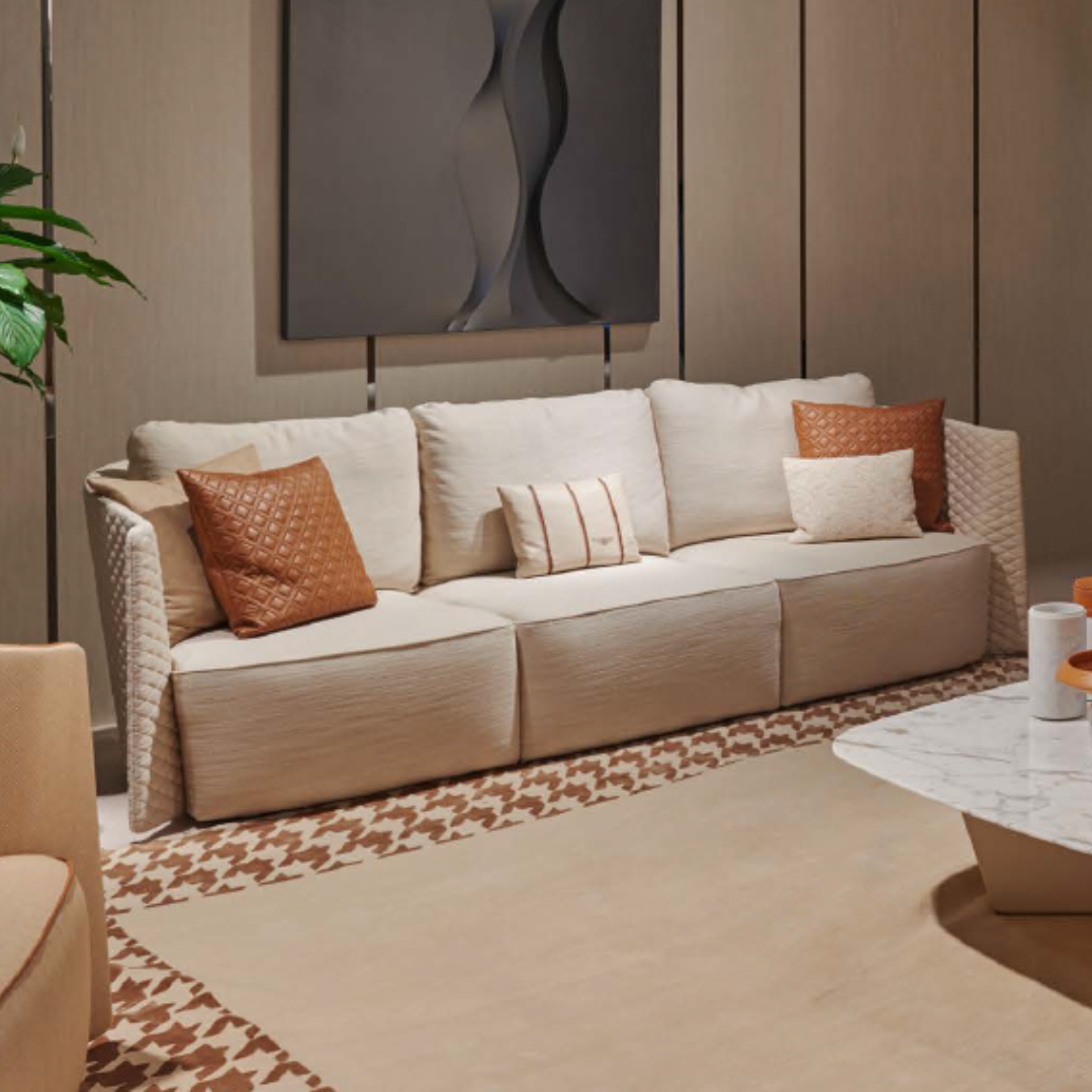Customized hotel furniture soft couch fabric sectionals sofa modern luxury modular living room sofa
