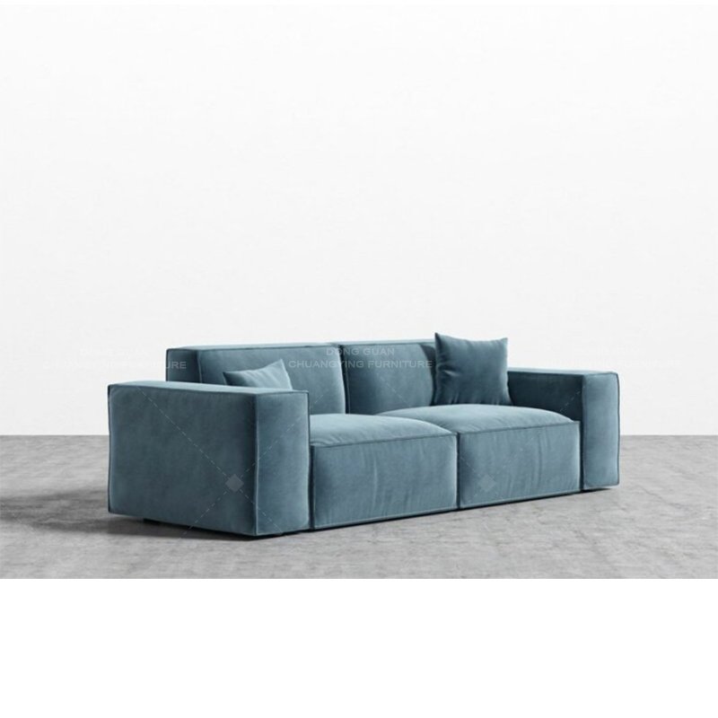 Wholesale Modern Living Room Sofa Set Furniture Sectionals Nordic Style Velvet Corner Sofa Luxury Fabric Modular Sofas Couches
