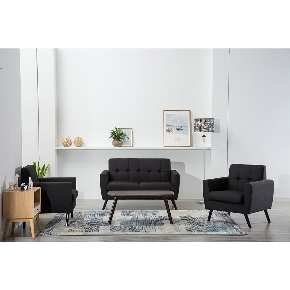 david hl-8070 fabric accent European style scandinavian finishing home living room sofa