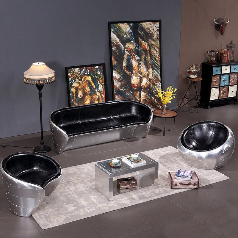 Aviator Retro Industrial Chair Loft Style Chair Living Room Sofa retro industrial aviator Ball Chair