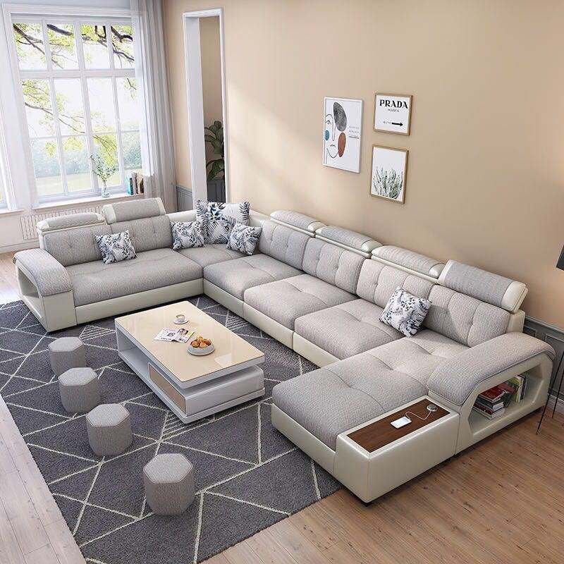modular leisure velvet sofa modern living room sofas indoor for home luxury corner grey