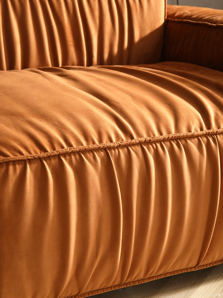 Italian style furniture living room sofa 3-seater leisure sofa comfortable fabric sofa can be customized