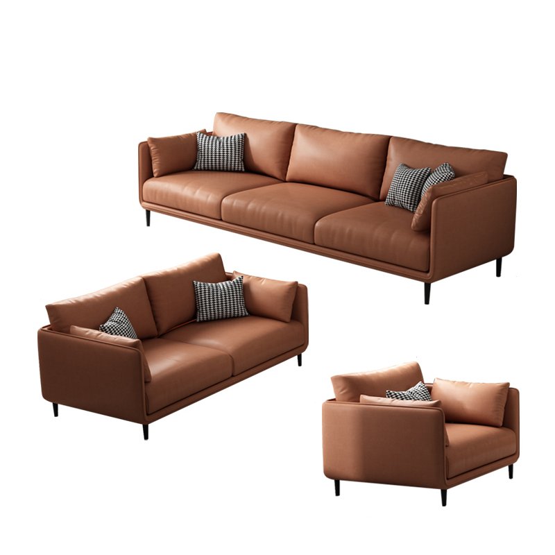 Soft Upholstered Sofa Sectional Sofa Set Modern Couch Firm Cushions Living Room Furniture Set with Chaise Lounge 1+2+3 Seater