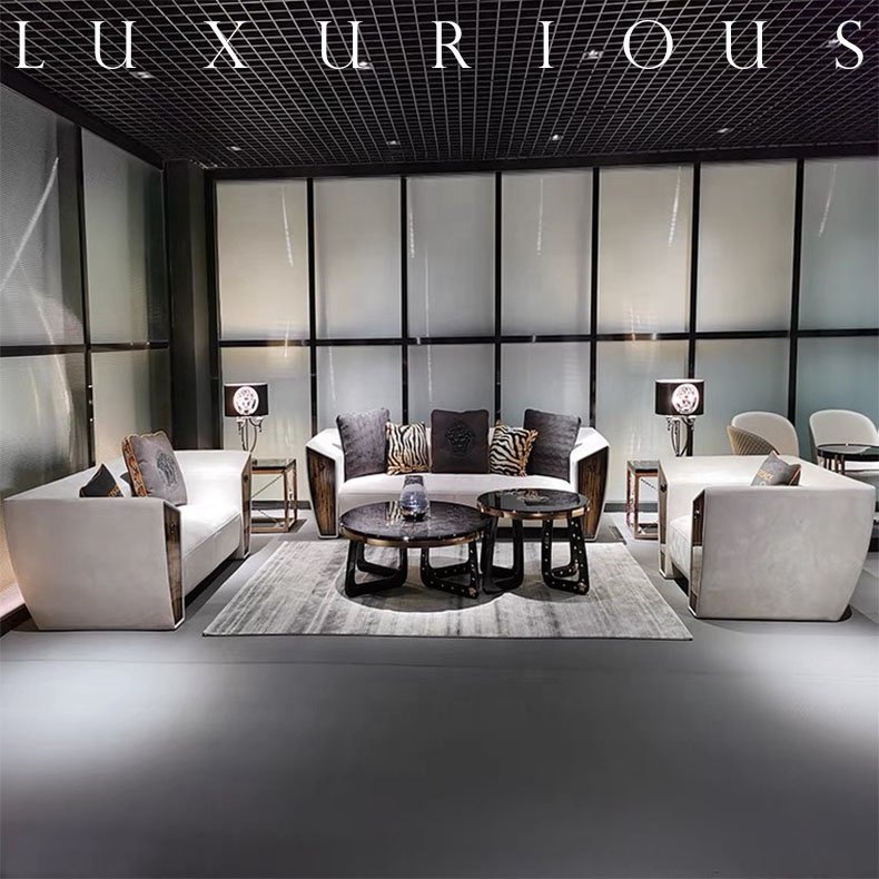 Italian type minimalist light luxury sofa living room sofa set creative modern simple sofa