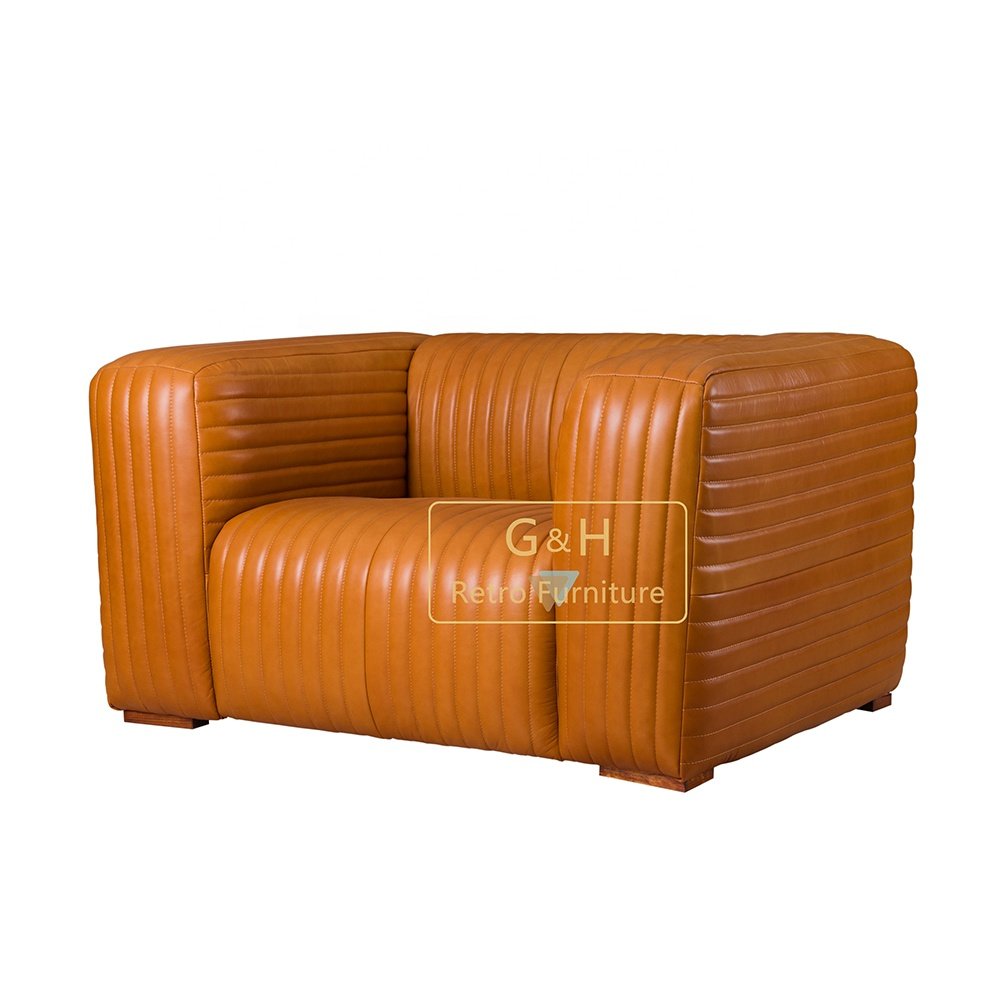New Design Luxury Home Sofa Leisure Leather Living Room Sofa