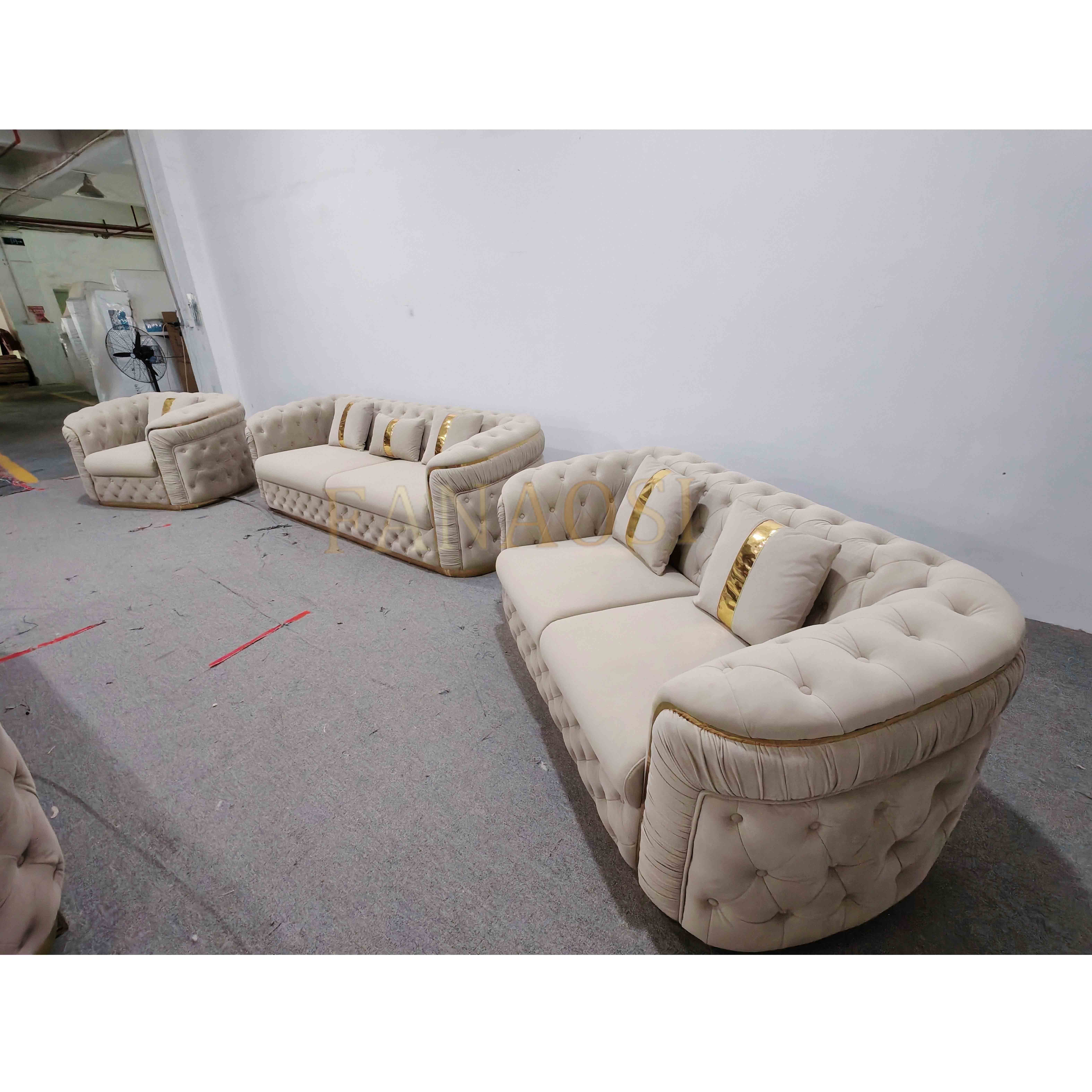 luxury furniture chesterfield couch one two three sofa italian modern living room sofa set furniture luxury sofas