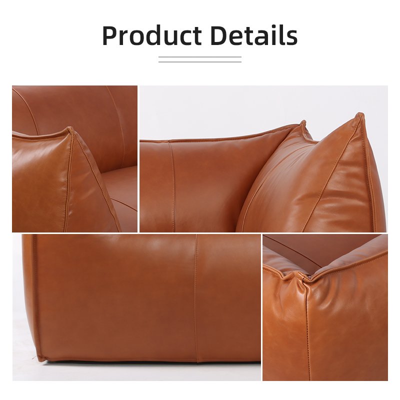 OEM ODM Custom Modern Design Sectional Modular Living Room Sofas Sets Fabric Leather Couch Home Furniture Mario Bellini Sofa