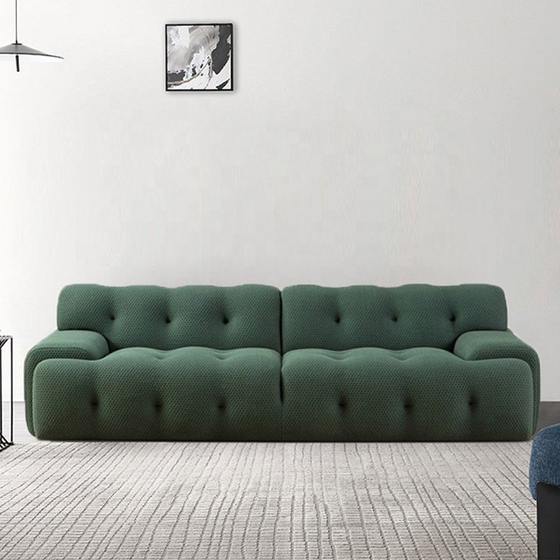 Custom Made Modern French Design Home Sofa Furniture 3 Seater Fabric Ploum Style Living Room Sofa lounge couch 2 seater sofa