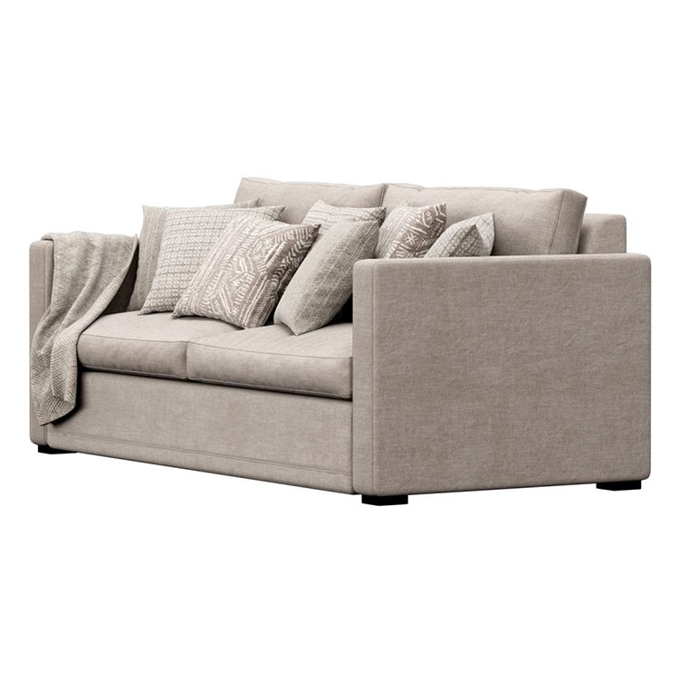 Living room sofa set furniture couch sectional modern fabric comfort minimalism simplicity sofas