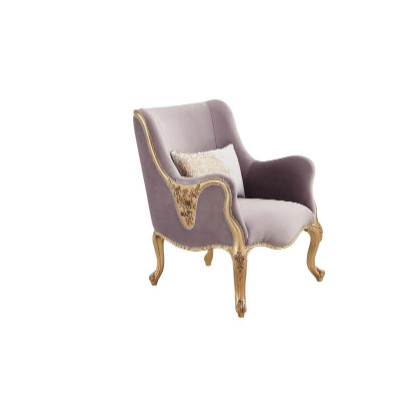 High grade Rococo design vintage French style solid wood gold color living room furniture sofa set