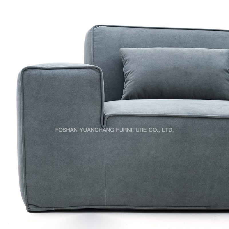 Yuanchang 3 seat sofa modern style linen cloth living room sofa combination home furniture sofas for indoor