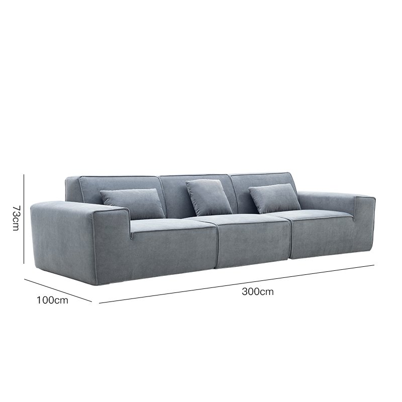 Yuanchang 3 seat sofa modern style linen cloth living room sofa combination home furniture sofas for indoor