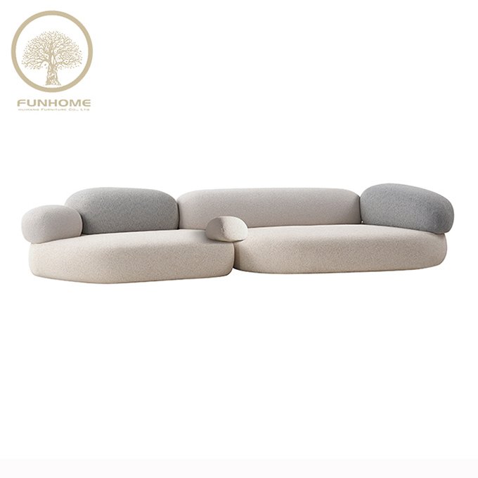 Factory Direct Sale Nordic Modular Sectional Sofa Set Furniture Fabric Couch Living Room Sofa