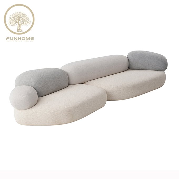 Factory Direct Sale Nordic Modular Sectional Sofa Set Furniture Fabric Couch Living Room Sofa