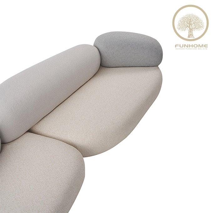 Factory Direct Sale Nordic Modular Sectional Sofa Set Furniture Fabric Couch Living Room Sofa