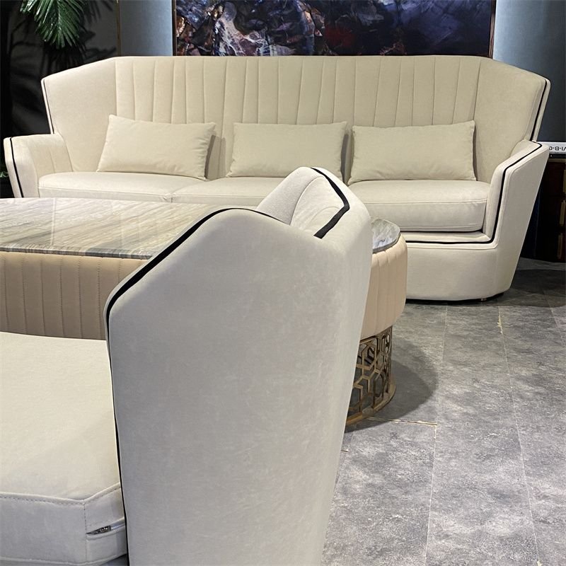 Latest Furniture Sofa Design Modern Style Living Room Sofa Comfortable Fabric Sofa Set For Home