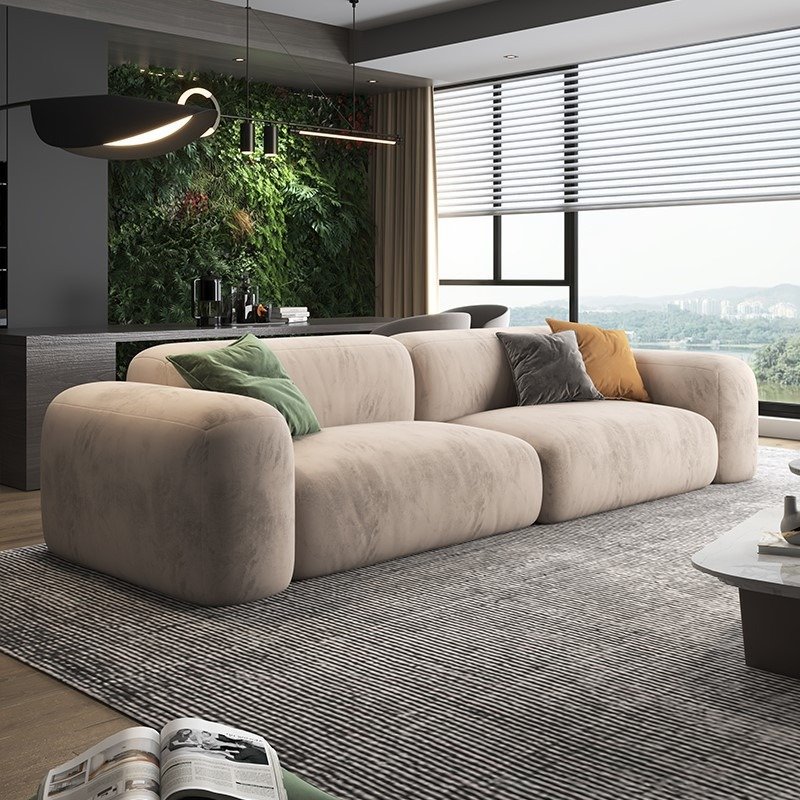 Nordic Luxury L Shape Living Room Sofa Furniture Floor Velvet 3 Seater Modular Sectional Sofa Couch Set