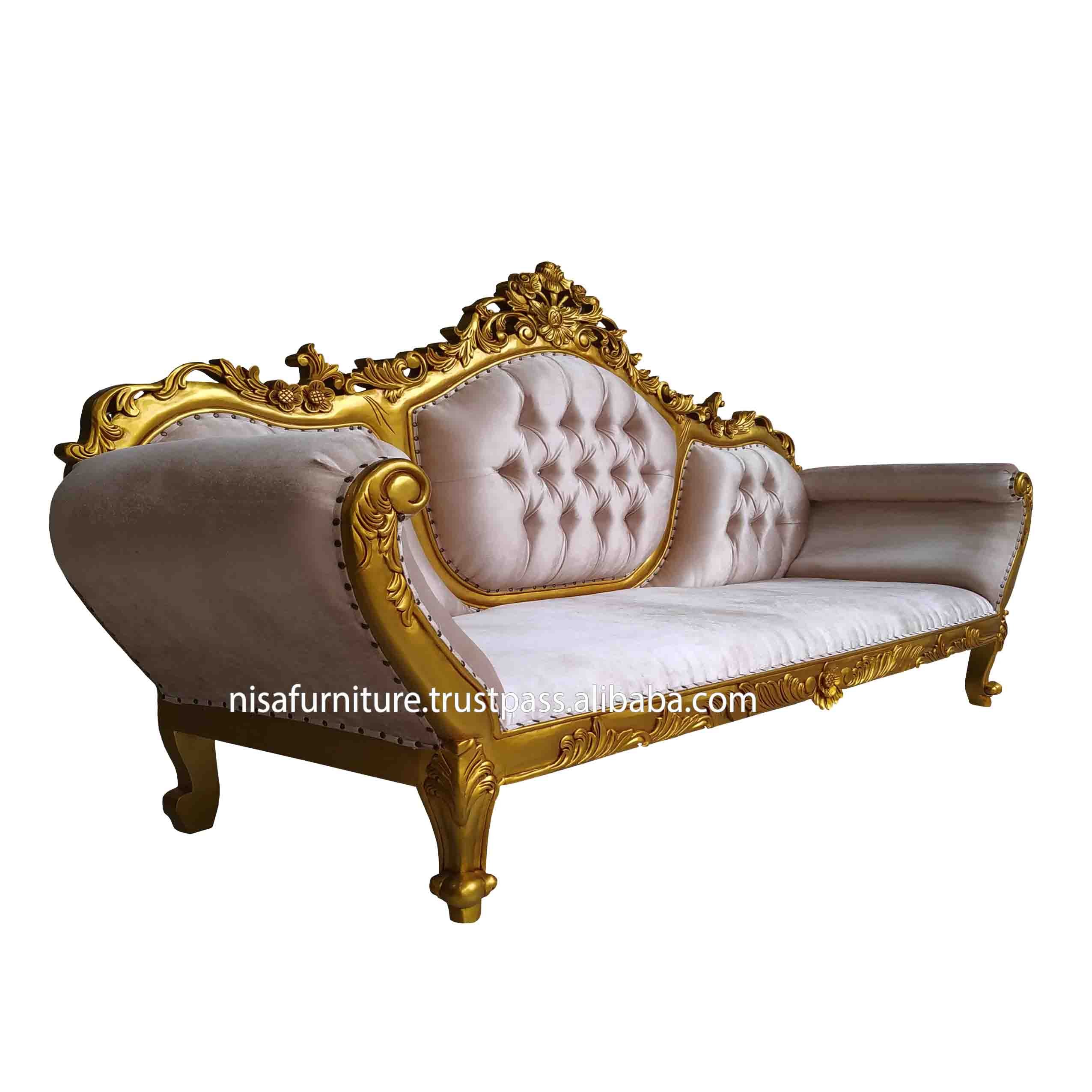 European Antique Baroque Living Room Sofas(old) mahogany Furniture