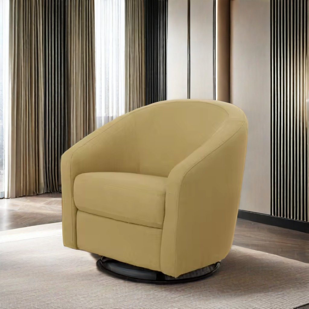 Factory Price Modern Tufted Swivel Accent Arm Chair Rotating Sofa Chair Living Room Sofa For Home Cafe Furniture