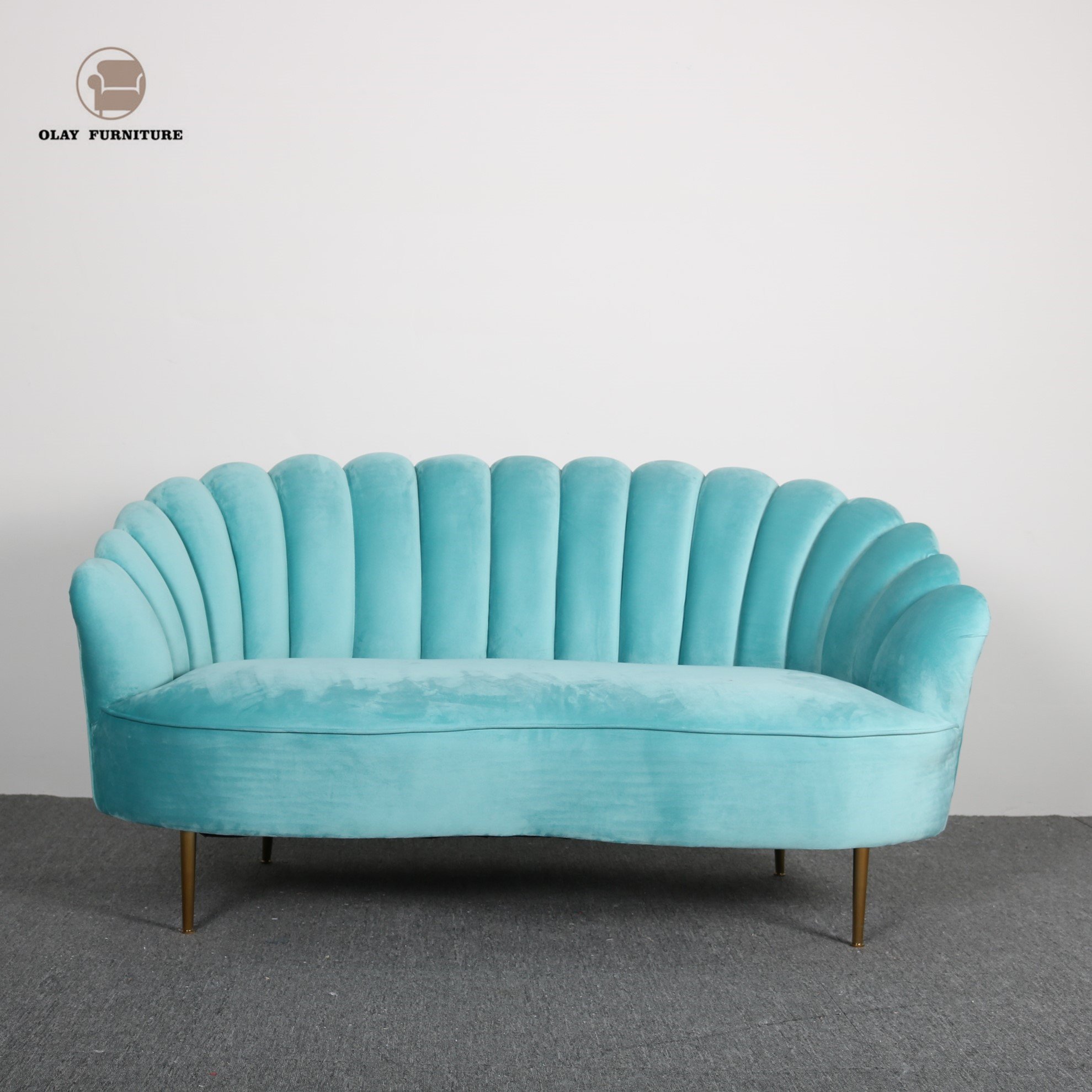 Wholesale 2019 high quality modern style living room sofa sets with stainless steel legs