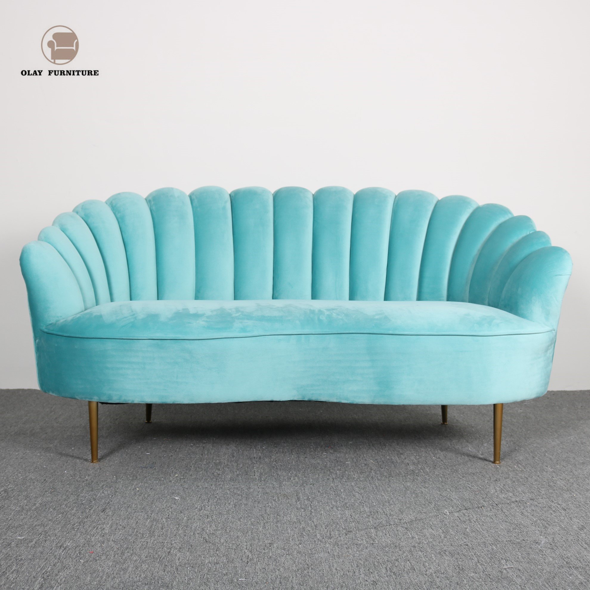 Wholesale 2019 high quality modern style living room sofa sets with stainless steel legs