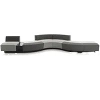 Modern Hotel Leisure Office Sofa Flexible Modular Design Fabric Seat Style Furniture