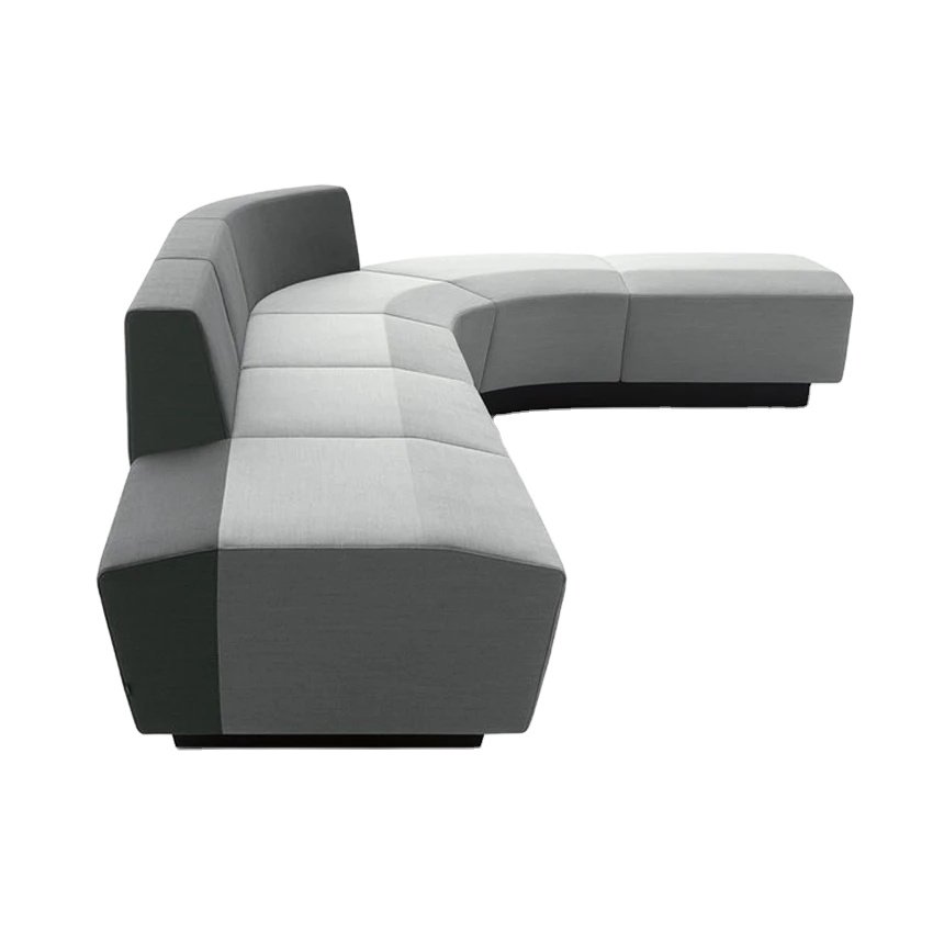 Modern Hotel Leisure Office Sofa Flexible Modular Design Fabric Seat Style Furniture