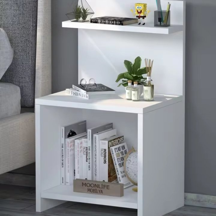 WHOLESALE Lion Nightstand with Shelves White Long Lasting European Design Modern Look Ideal for Home Spacious Durable Nightstand