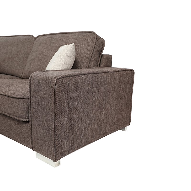 Modern Design Waterproof Fabric Wooden Classic Grey Floor Hotel 7 Seater Sectional Sofa Set Furniture Couch Living Room Sofas