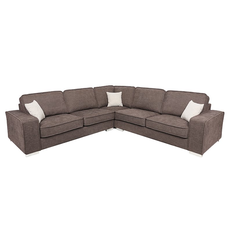 Modern Design Waterproof Fabric Wooden Classic Grey Floor Hotel 7 Seater Sectional Sofa Set Furniture Couch Living Room Sofas