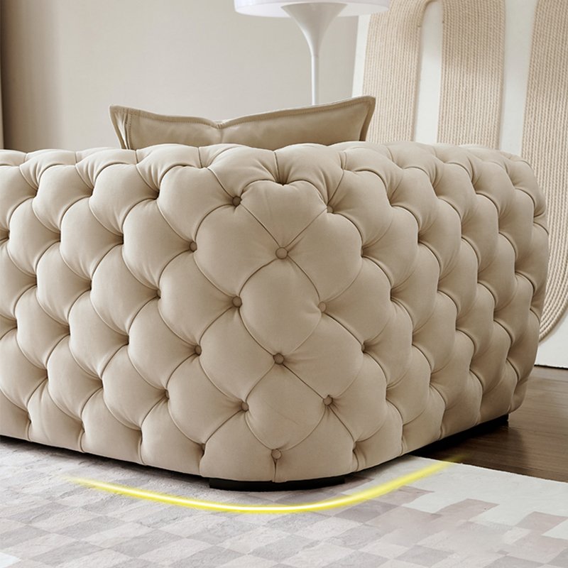 Luxury Modern High Quality White Corner Couch Living Room Sofas Sectional Modular Boucle Curved Indoor Sofa For Home