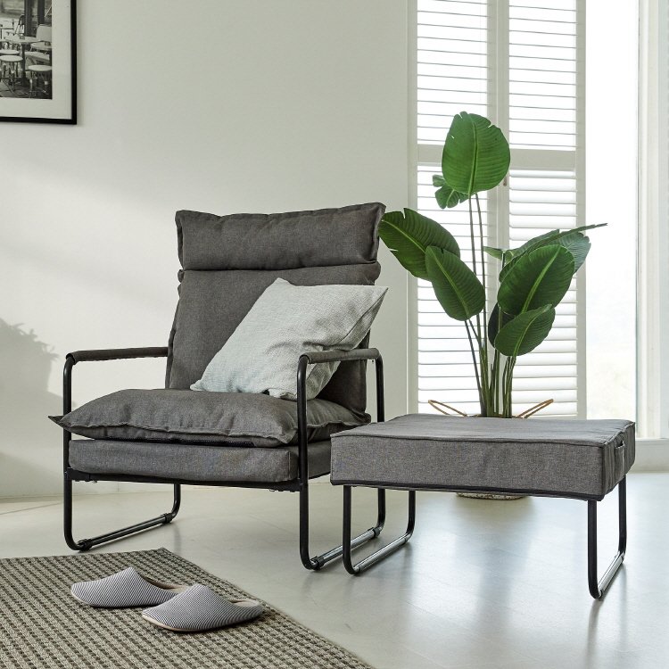 living room sofas modular fabric sofa single seat with Ottoman wholesale furniture wooden sofa set furniture living room