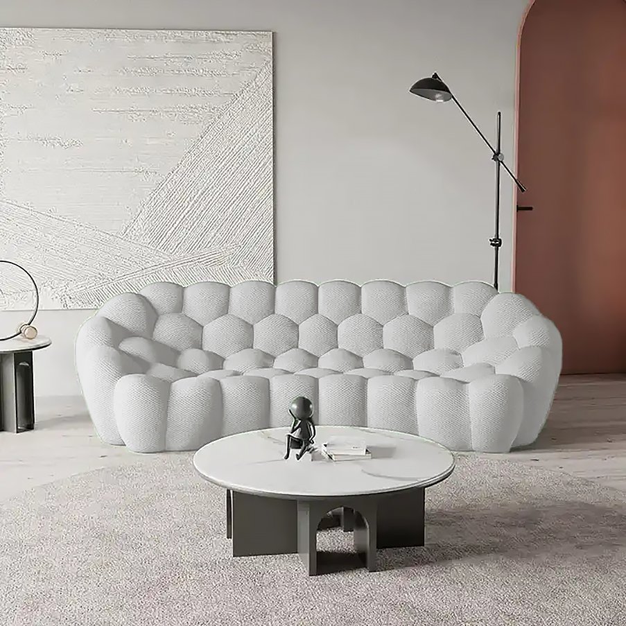Customized Modern Nordic Fantasy Luxury Bubble Couches Living Room Sofa Furniture 1-3 Seater Fabric Bubble Sofa