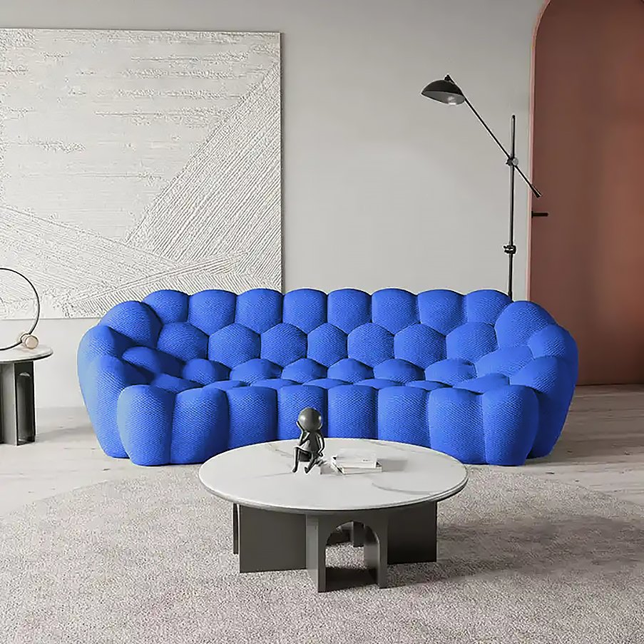 Customized Modern Nordic Fantasy Luxury Bubble Couches Living Room Sofa Furniture 1-3 Seater Fabric Bubble Sofa