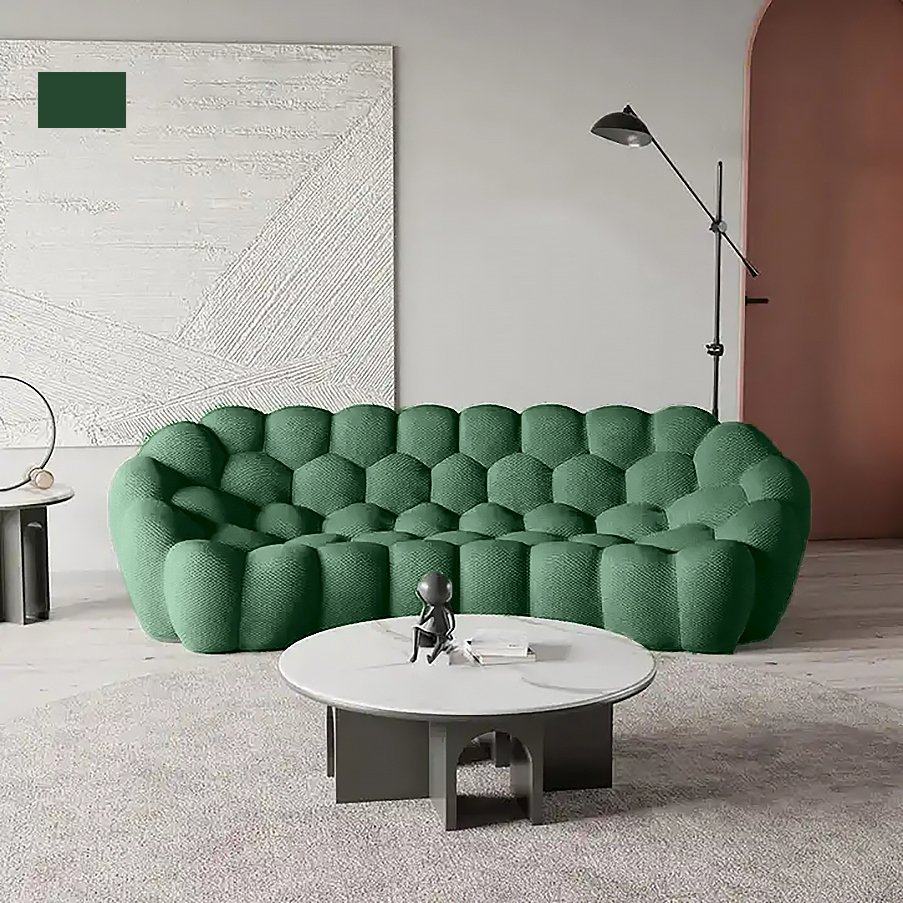 Customized Modern Nordic Fantasy Luxury Bubble Couches Living Room Sofa Furniture 1-3 Seater Fabric Bubble Sofa