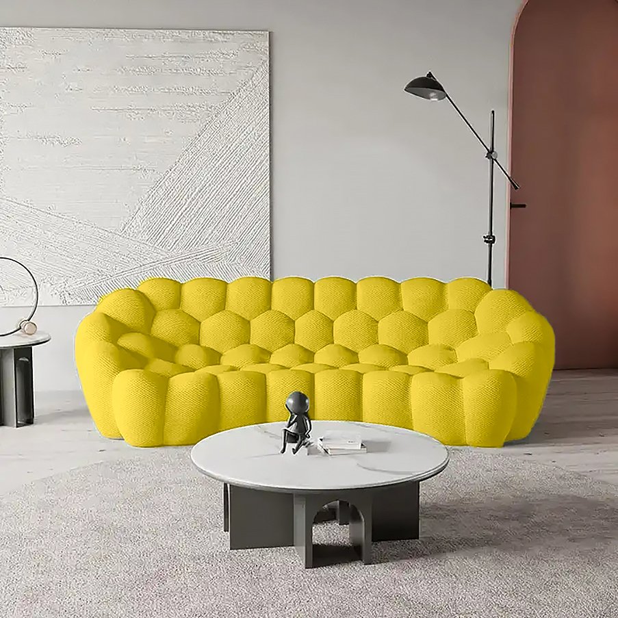 Customized Modern Nordic Fantasy Luxury Bubble Couches Living Room Sofa Furniture 1-3 Seater Fabric Bubble Sofa